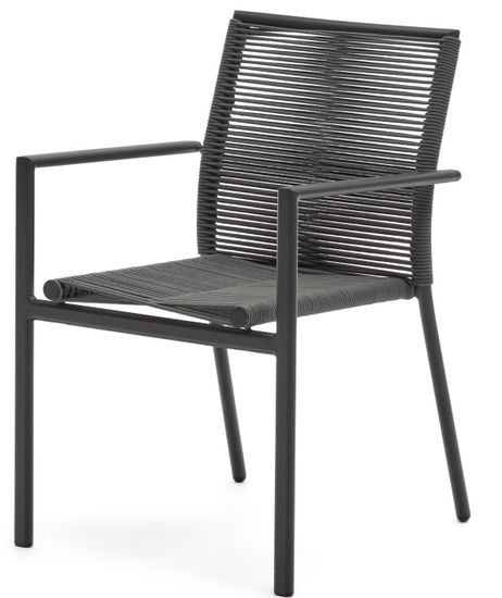 Culip Садовый стул из алюминия и шнура в сером цвете Испания La Forma