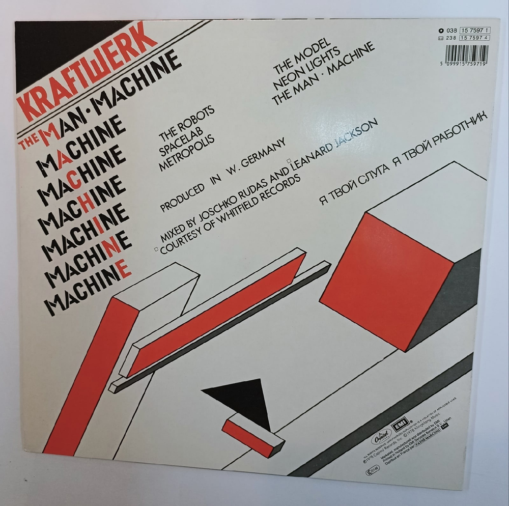 Kraftwerk The Man Machine (EU 1980)