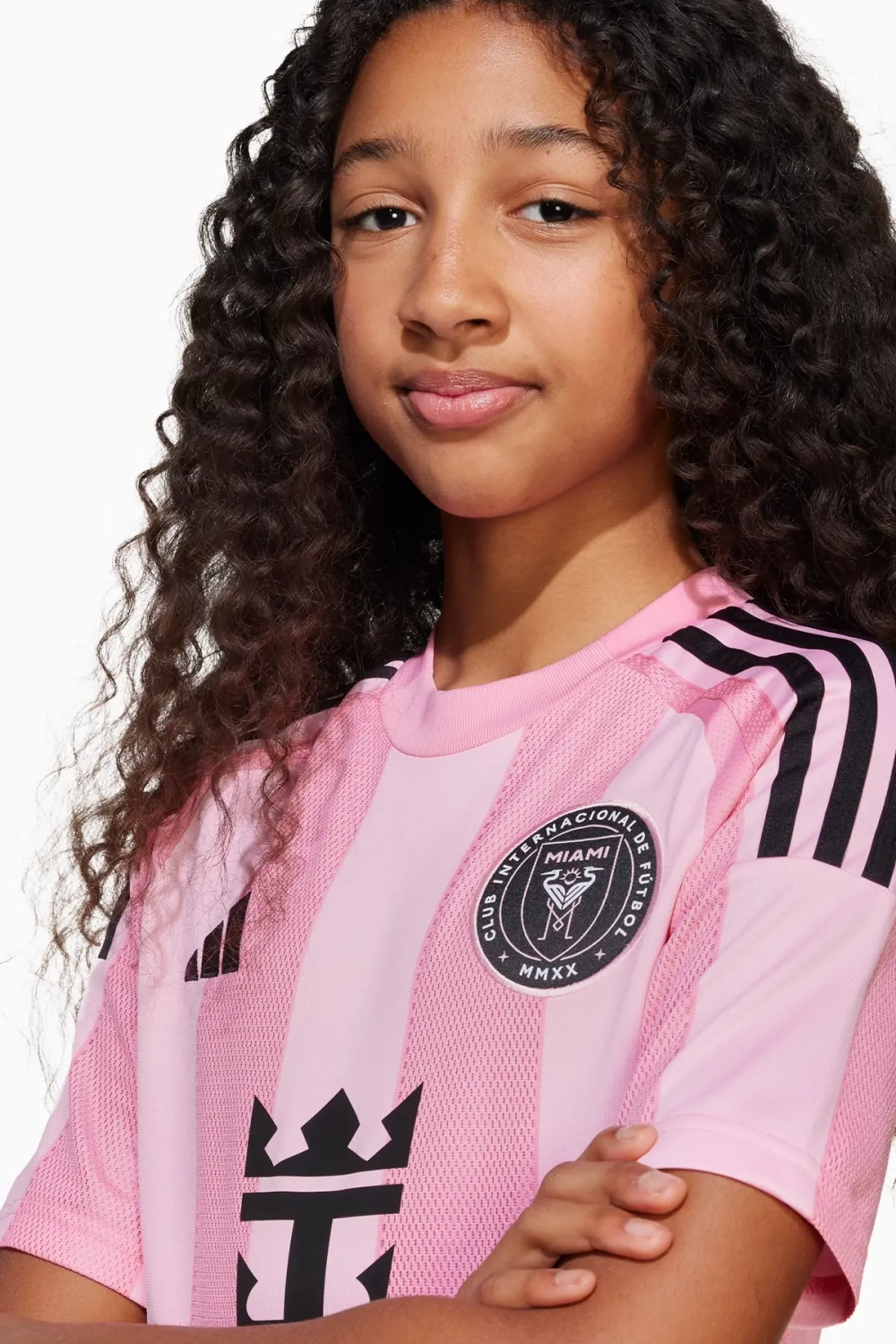 Футболка adidas Messi 10 Inter Miami CF 25/26 Home Junior - розовый