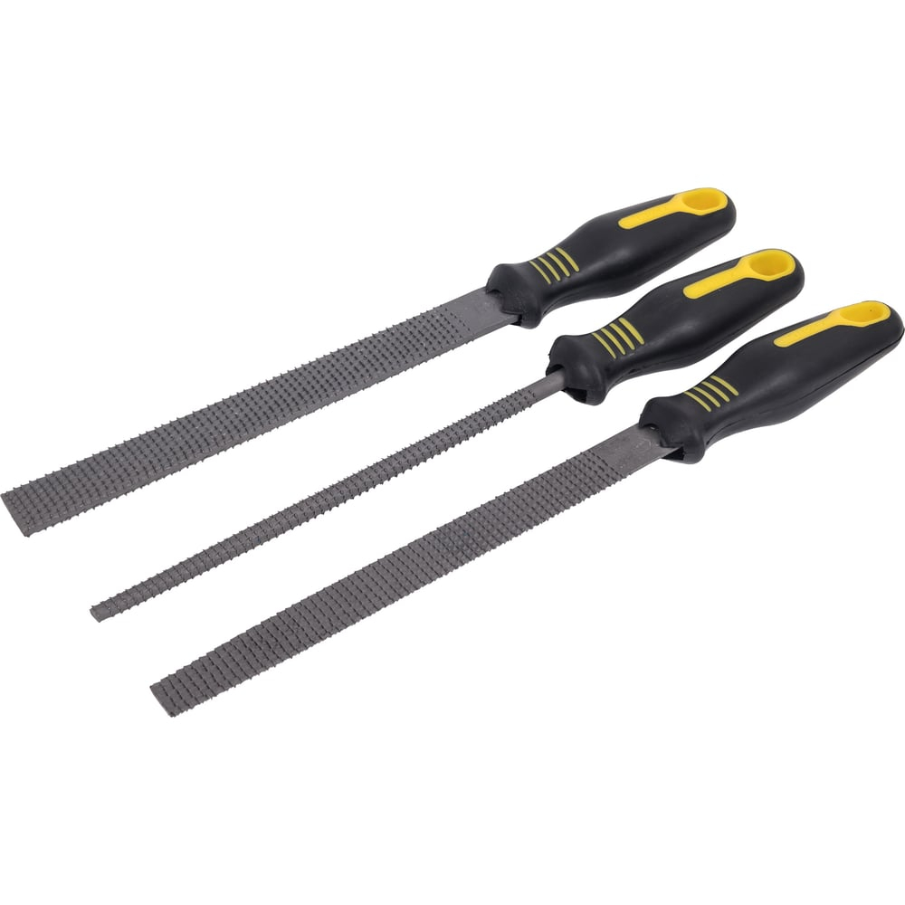 Набор рашпилей по дереву TOPEX 200 мм, 3 шт. 06A330