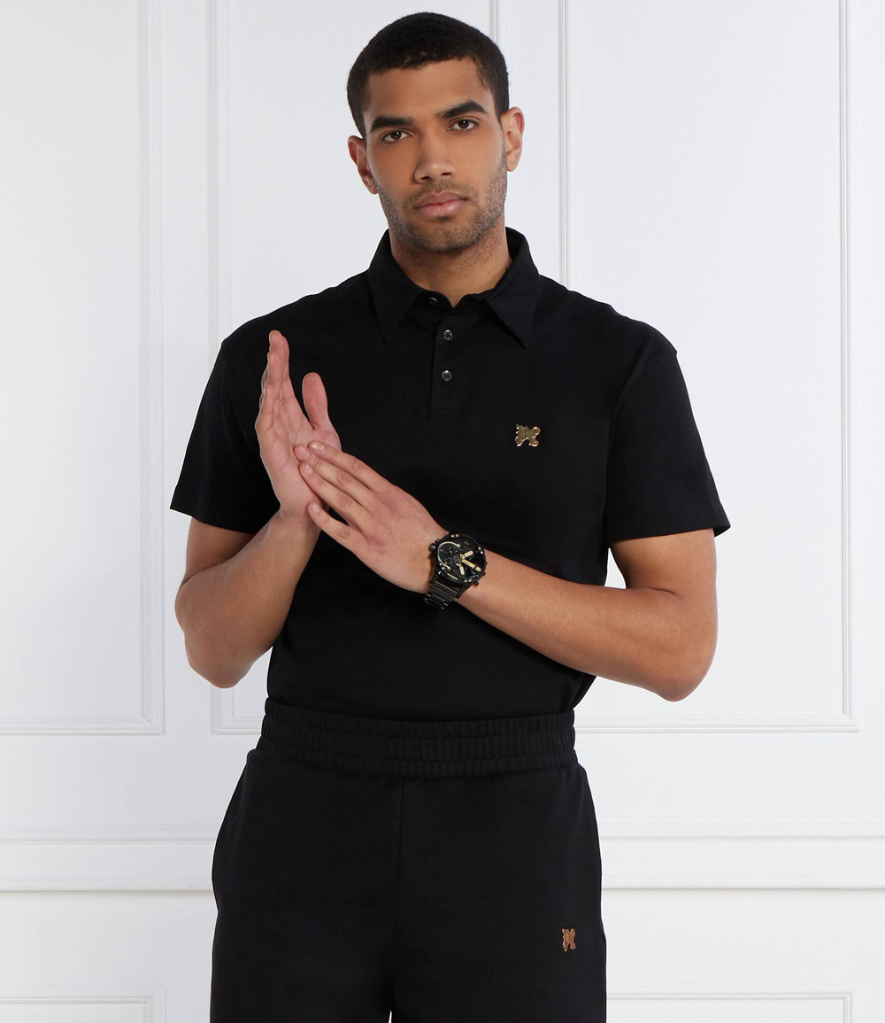 Поло Palm Angels - черный(PMGB017R 24FAB001)