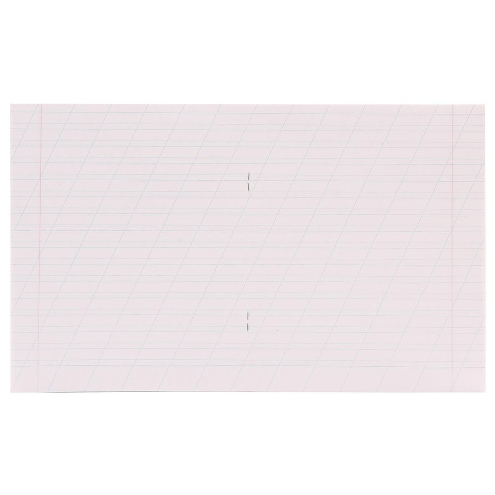 Тетрадь школьная А5 12 л узк/косая линия белизна 92% 55гр (КПК) микс цветов (комплект 10 шт)