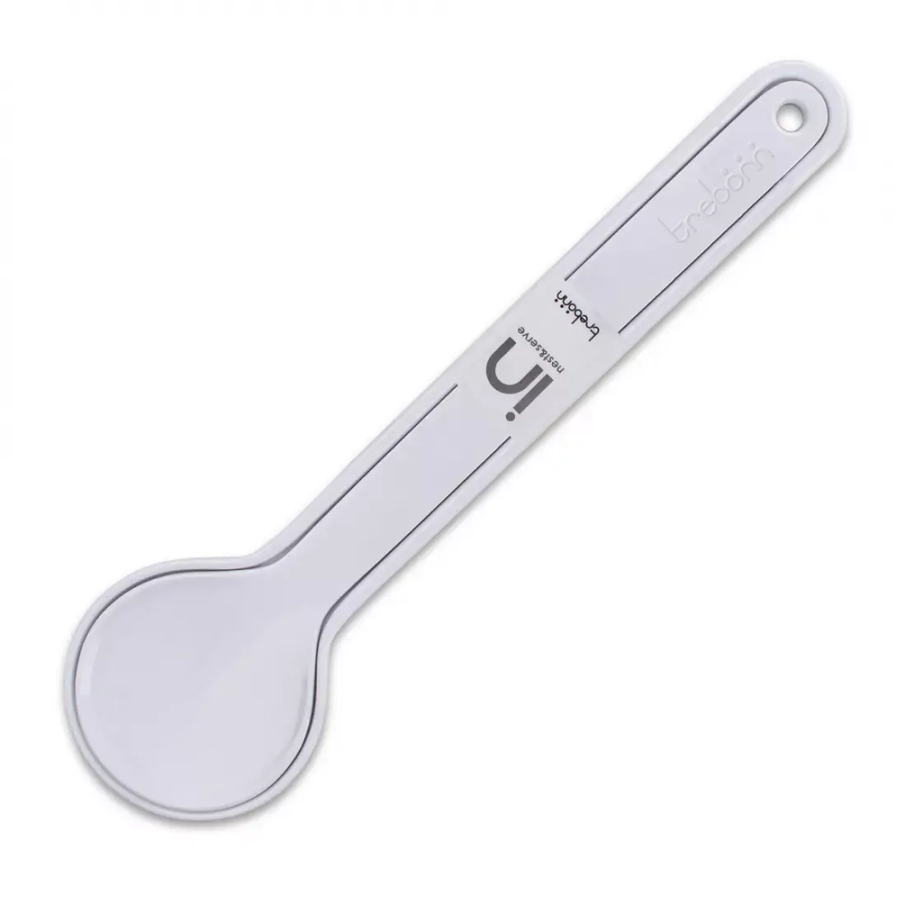 Набор столовых приборов для салата 2 предмета Trebonn Serveware белый