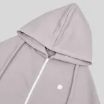 Худи One Two Zip-Up Hoodie Logo Opal Grey серый