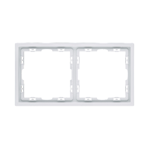 Рамка 2-постовая, белый глянцевый Kollinger Eclipse EC2WG