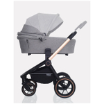 Коляска детская MOWBaby "ZOOM"PU (3в1) RA087 Gold Grey