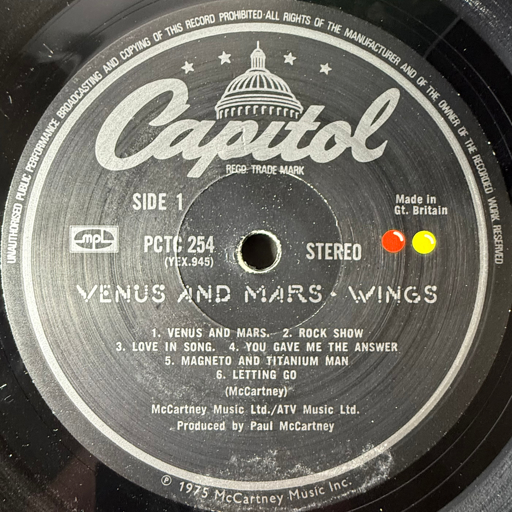 Виниловая пластинка Wings – Venus And Mars LP