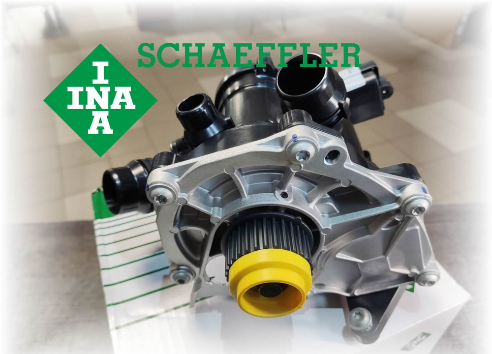 Помпа в сборе с термостатом INA GEN 3 1.8-2.0T