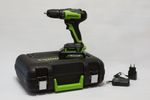 Аккумуляторная дрель шуруповерт Greenworks GD24DD35K2,3704007UA, 24v, АКБ 2 А·ч и ЗУ в кейсе