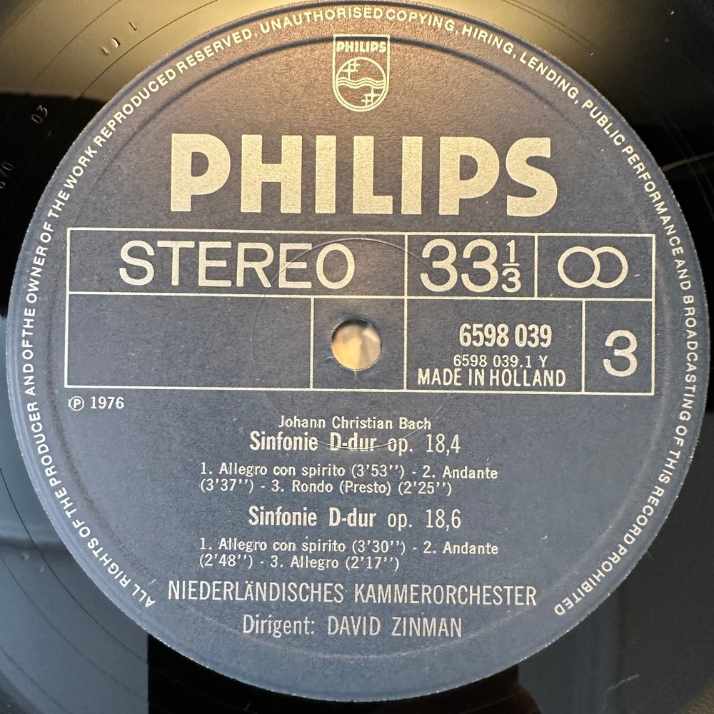 Бах - Голландский камерный оркестр 2LP (Голландия 1976г.)