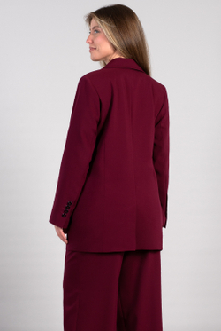 Жакет женский 4135АП, бордовый #489Бор044135АП