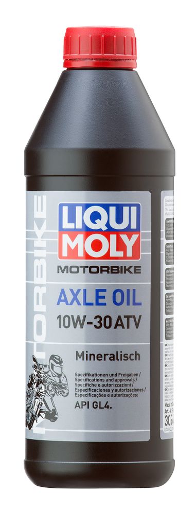 Минеральное трансмиссионное масло для мотоциклов Liqui Moly Motorbike Axle Oil ATV 10W-30