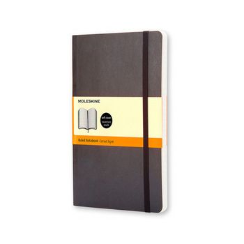 Блокнот Moleskine Classic Soft Large 130х210 мм 192 стр линейка мягкая обложка (QP616)