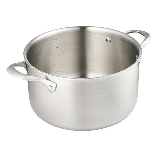 Кастрюля с крышкой 3ply etalon, D24 см, 6 л