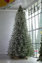 Интерьерная светодинамическая искусственная елка Сказочная Премиум 3,5 м., ствольная, Литая хвоя+ПВХ, Green Trees (GT3,5SKLED)