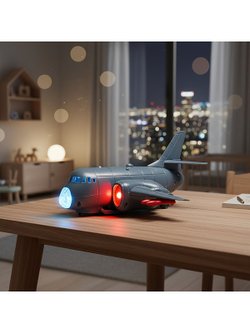 Игрушка Самолет Небесный страж со светом (286-32)
