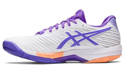 Женские Кроссовки теннисные Asics Solution Speed FF 2 - white/amethyst