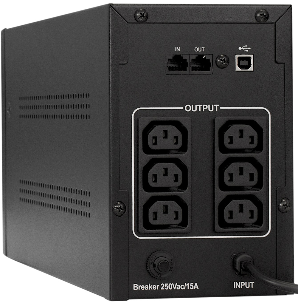 Источник бесперебойного питания  Exegate SpecialPro UNB-1000.LED.AVR.C13.RJ.USB
