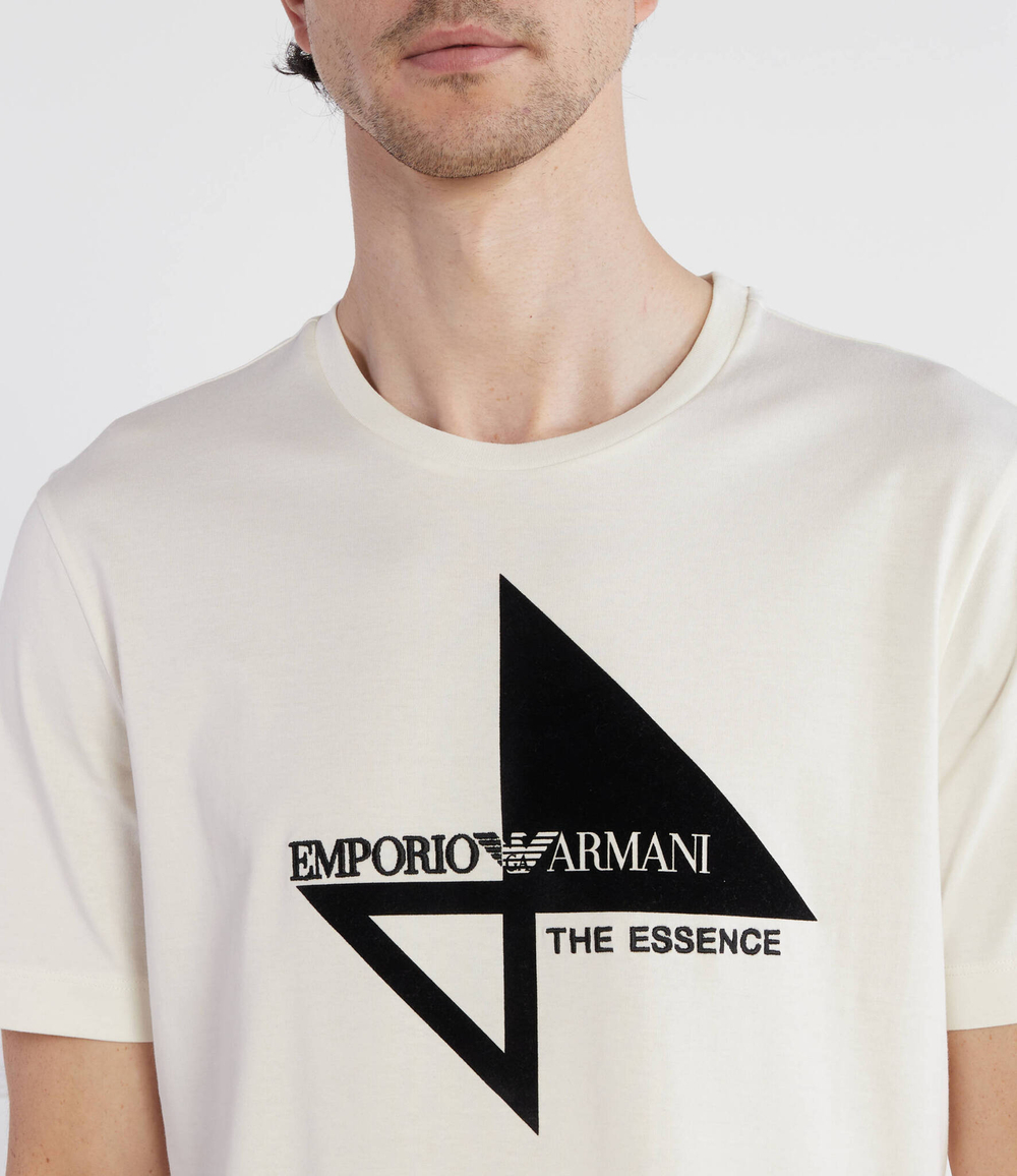 Футболка Emporio Armani - экрю(6R1T6Q 1J7FZ)