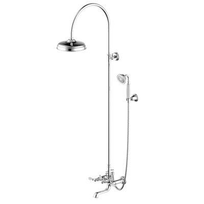 Душевая колонна со смесителем для ванны Bravat Art