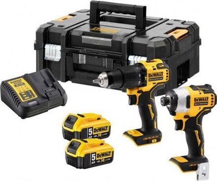 Набор аккумуляторного инструмента DeWALT DCK 2062 P2T (DCD709+DCF809)