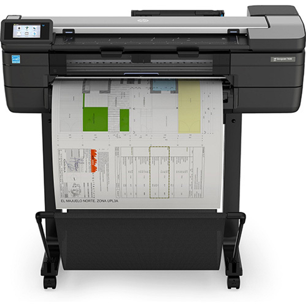 МФУ HP DesignJet T830, 24", A1, 4 цвета, WiFi, цветной
