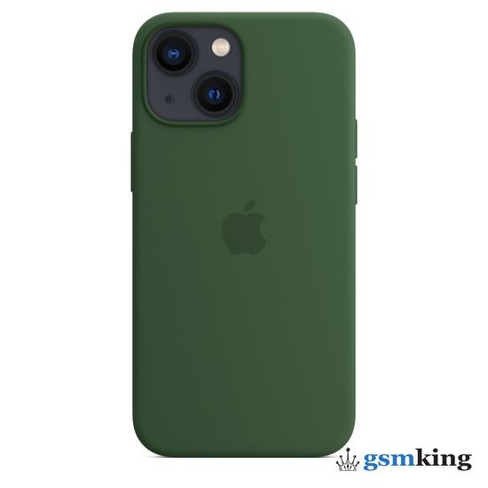 Apple Silicone Case with MagSafe iPhone 13 Mini Clover «Зелёный клевер» MM1X3ZE/A