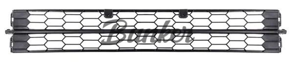 Центральная решетка бампера Skoda Rapid 12-17г.