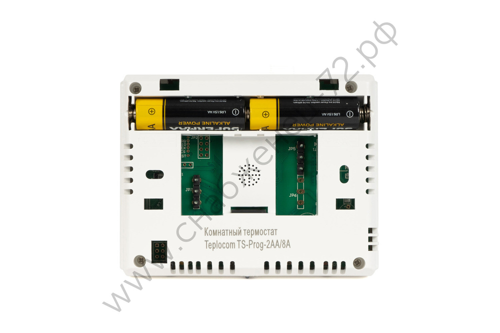 Термостат комнатный Teplocom TS-Prog-2AA/8A, проводной, прогр., реле 250В, 8А