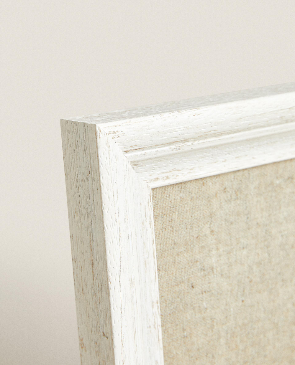 Zara Home Фоторамка из стекла, цвет белый, 19 см · 7367/045
