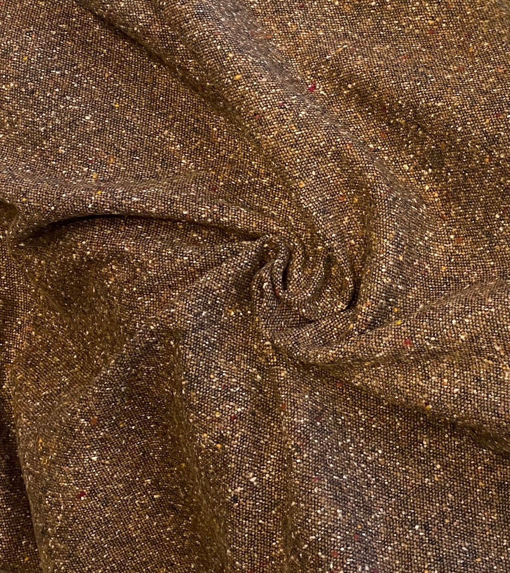 Ткань костюмная Твид (Италия) 80% шерсть 20% хлопок ш-150см отрез 0,75м