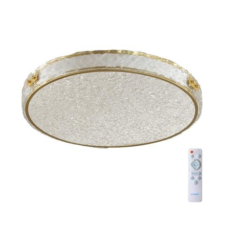 7722/140L PIKO LED SN 564 Светильник металл/пластик/стекло/белый/золотой LED 140Вт 3000-6000K D800 IP20 пульт ДУ FELICE