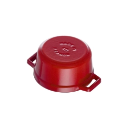 STAUB - Мини-кастрюля чугунная Cocotte 10см 250мл красная (2 сорт) / артикул   40509-799-5  / GTIN 3272340001093