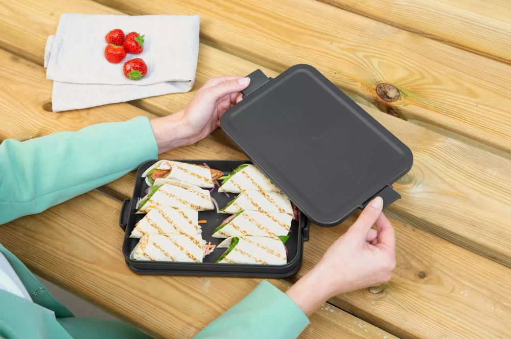 Brabantia - Темно-серая коробка для завтрака Make &amp; Take / артикул   202704  / GTIN 8710755202704