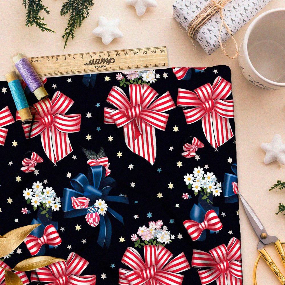 Ткань премиум флис мелодичные ветры