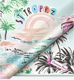 Квадратный шёлковый платок Dior Saint-Tropez Souvenir, мультиколор