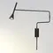 7031/1W HIGHTECH ODL25 677 Настенный светильник черн/металл/металл с выкл. IP20 LED GU10 9W 220V IZZY