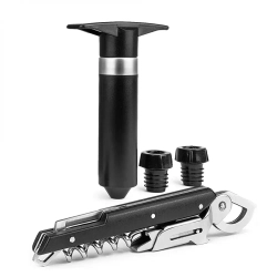 Набор штопор вакуумный и 2 пробки Peugeot Clavelin & Epivac