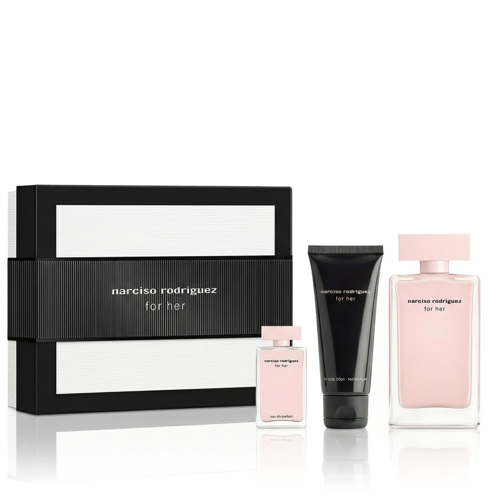 Narciso Rodriguez For Her EDP 100 ml + EDP MINI 10 ml + BL 50 ml (woman) 1 pcs