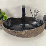 Каменная раковина из речного камня RS-04981 (50*31*15) 0861 из натурального камня