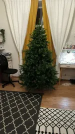 Елка с гирляндой встроенной «Сириус» (Литая хвоя) от 1,8 м до 2,7 м