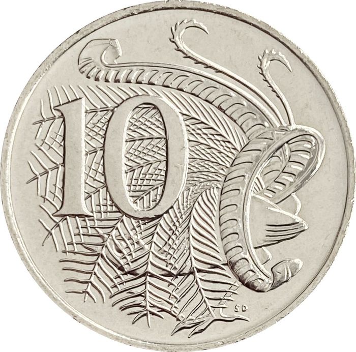 10 центов 2019 Австралия