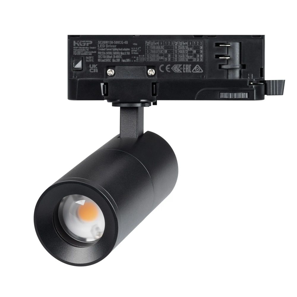 Светильник LGD-ARTEMIS-TRACK-4TR-R55-12W Warm3000 (BK, 8-80 deg, 230V) (Arlight, IP20 Металл, 5 лет) 048326