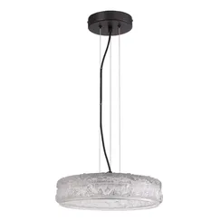 SL6143.403.01 Светильник подвесной ST-Luce черный/прозрачный LED 1*15W 4000K АНТИК