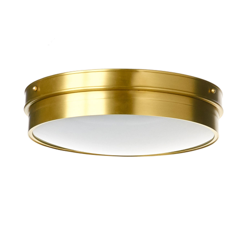 Потолочный светильник Cloyd PLATZ FM1 / Ø41 см - латунь (арт.10457)