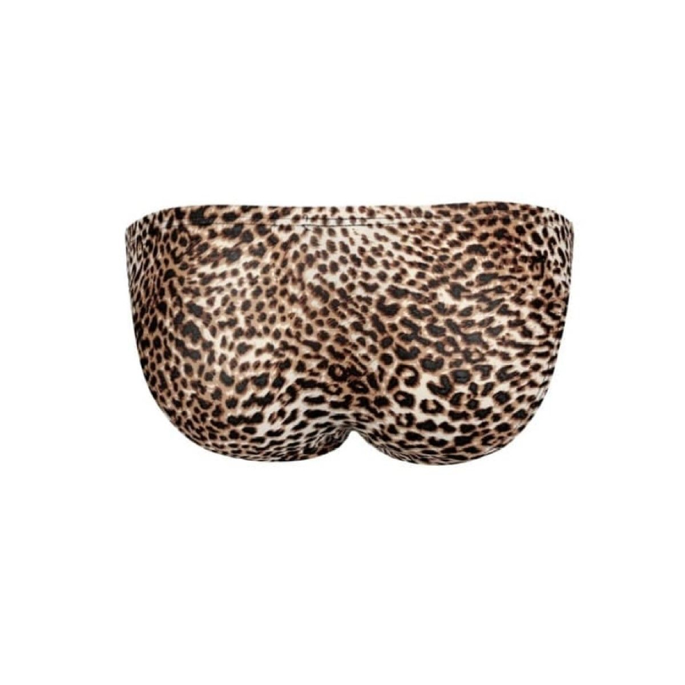 Мужские леопардовые трусы-слипы (Размер: XL) (Цвет: леопард)