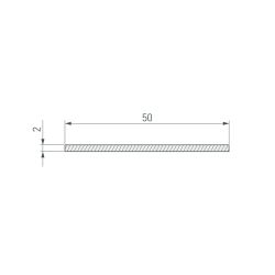 Полоса ARH-W50-2000 ANOD (Arlight, Алюминий) 022491