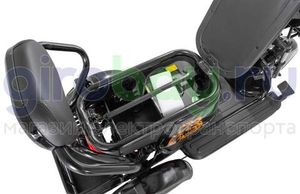 Электроскутер LS-CO A3 1000W (60V/20Ah) - Чёрный фото №16