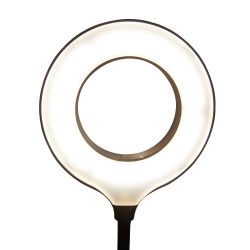 ULM-T610 7W-4500K-DIM BLACK Торшер напольный светодиодный. 7W. с регулировкой наклона. Сенсорный выключатель. Диммер. Черный. ТМ Uniel