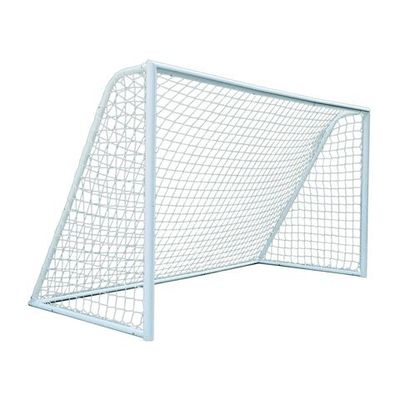 Сетка футбол Д=2,0 мм, яч.100*100 белый. Размер 2,5*7,5*2,0 м ПП, (пара).